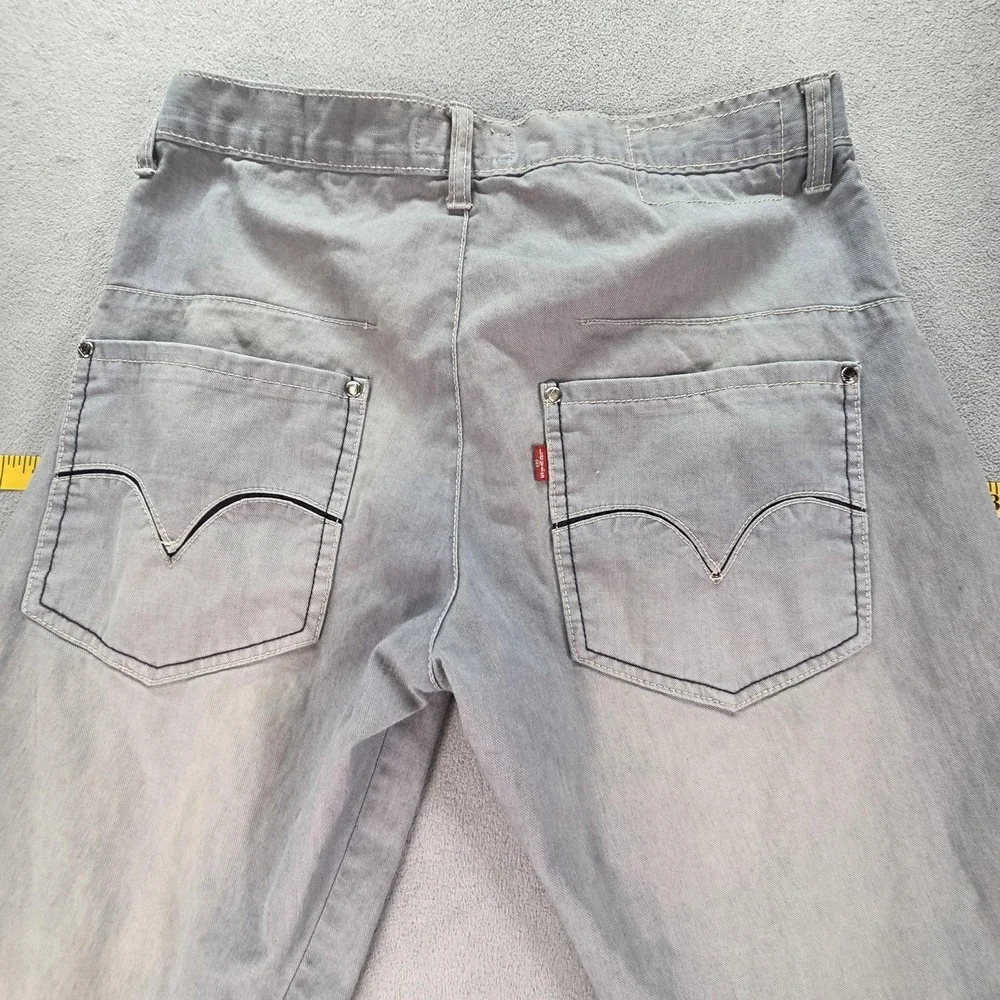 VTG Levis Engineered Jeans Mens Lightweight Gray Denim Relaxed Fits 30x27